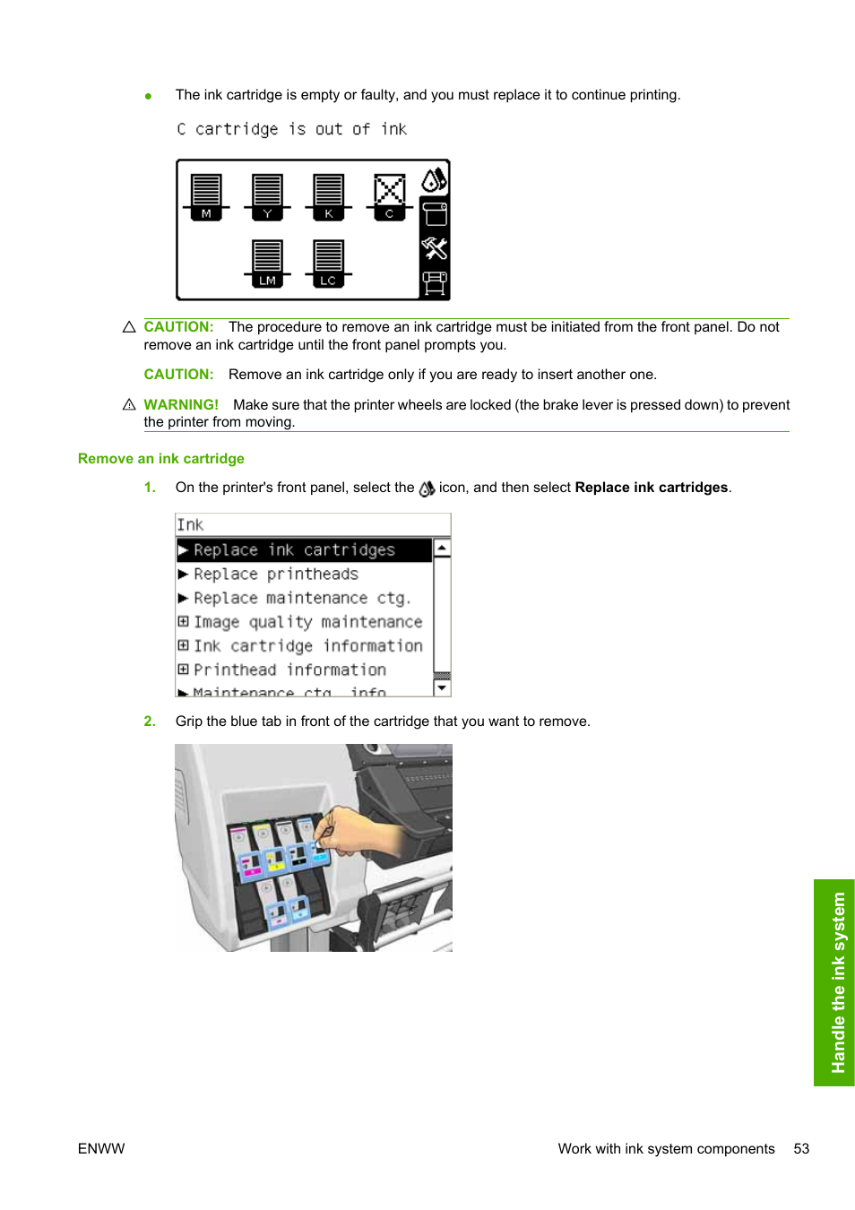 HP Designjet L25500 Printer series User Manual | Page 57 / 82