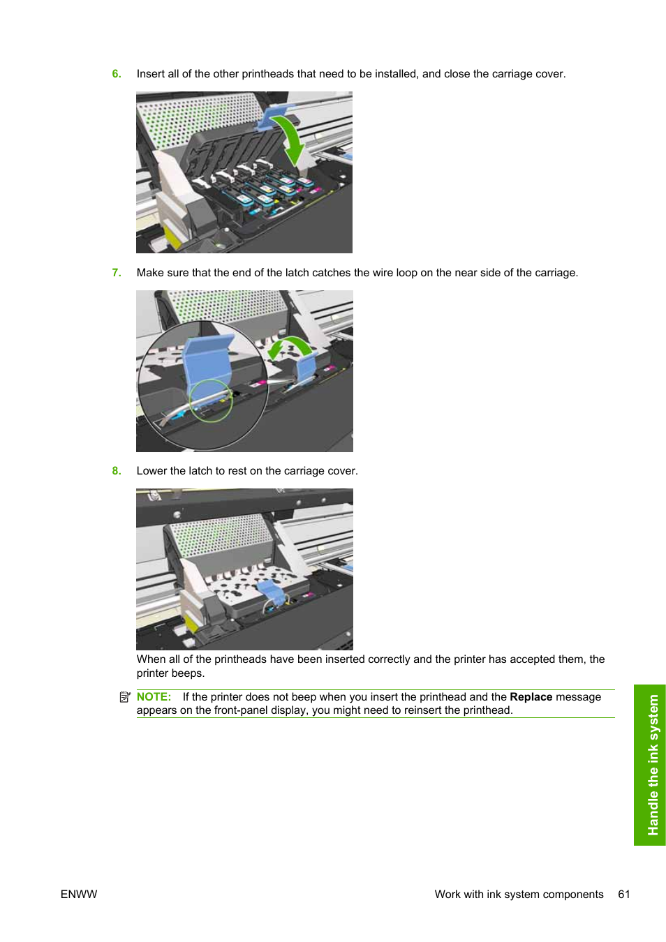 HP Designjet L25500 Printer series User Manual | Page 65 / 82