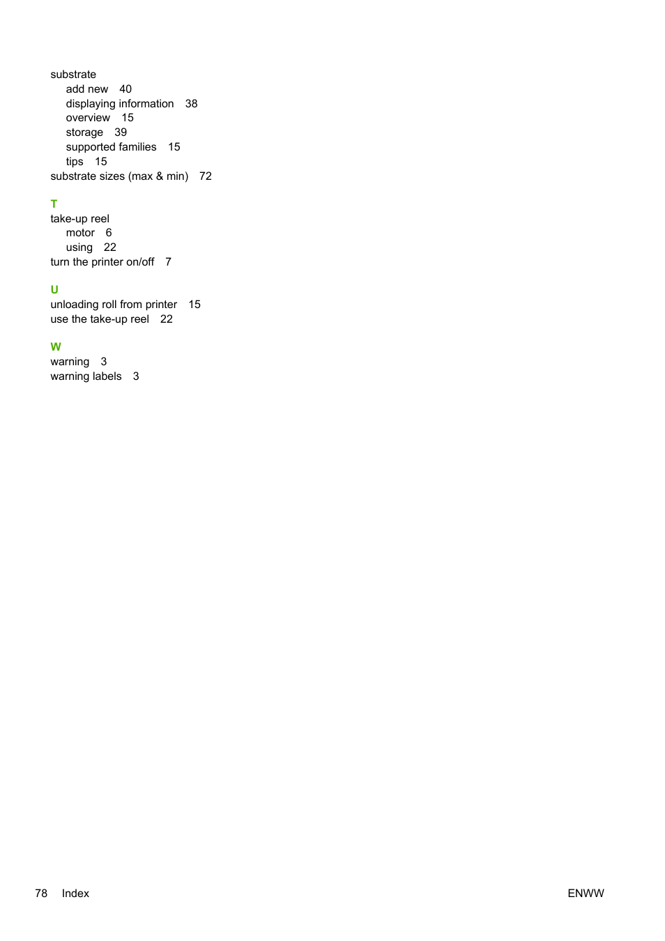HP Designjet L25500 Printer series User Manual | Page 82 / 82
