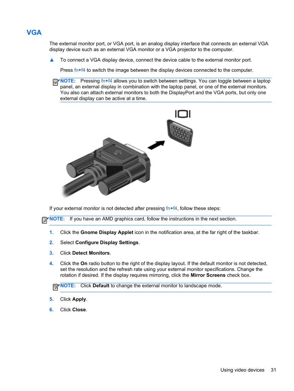 HP EliteBook 2170p Notebook PC User Manual | Page 41 / 100