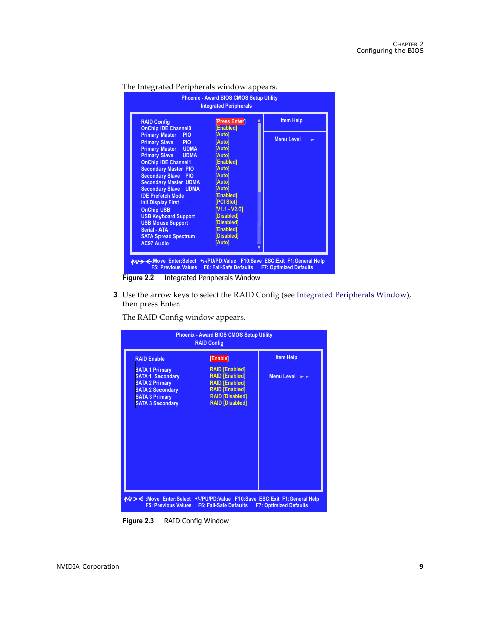 The integrated peripherals window appears | HP ProLiant ML115 Server User Manual | Page 13 / 58