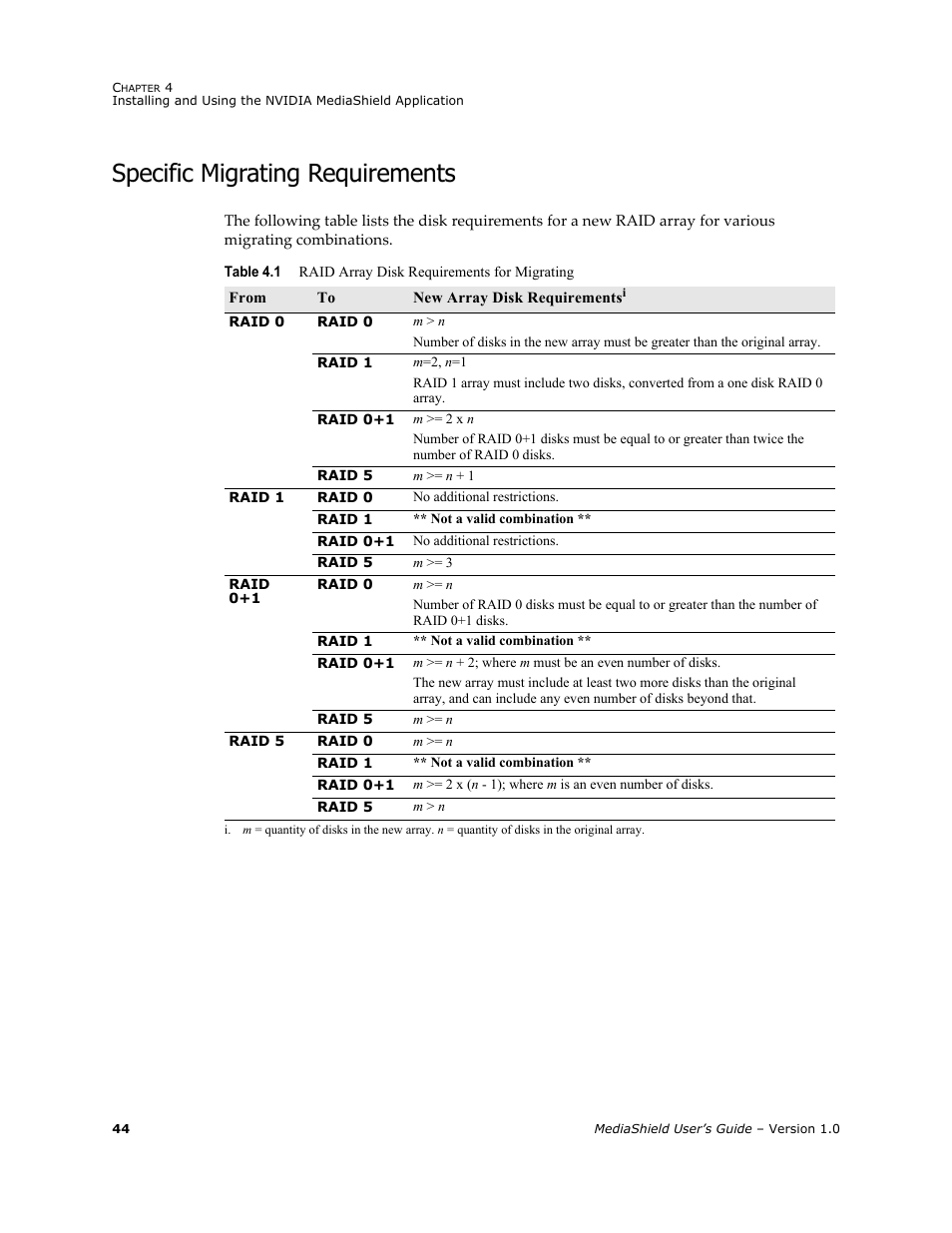 Specific migrating requirements | HP ProLiant ML115 Server User Manual | Page 48 / 58