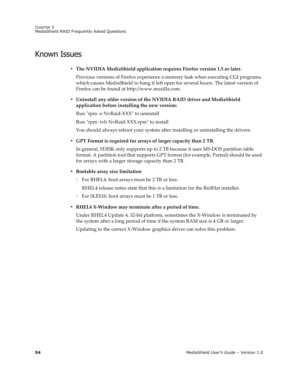 Known issues | HP ProLiant ML115 Server User Manual | Page 58 / 58