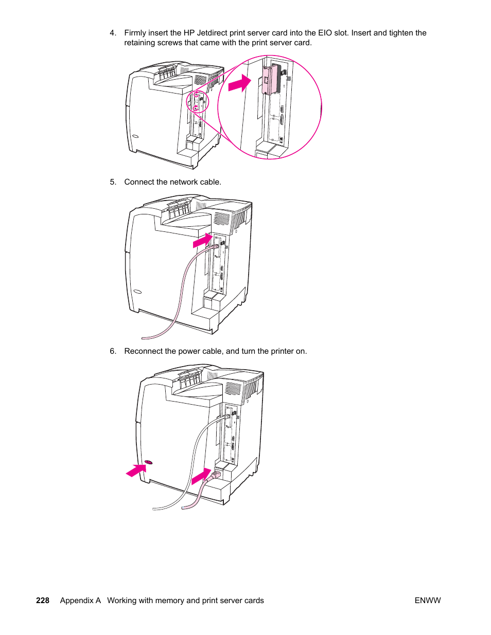 HP Color LaserJet 4650 Printer series User Manual | Page 242 / 276