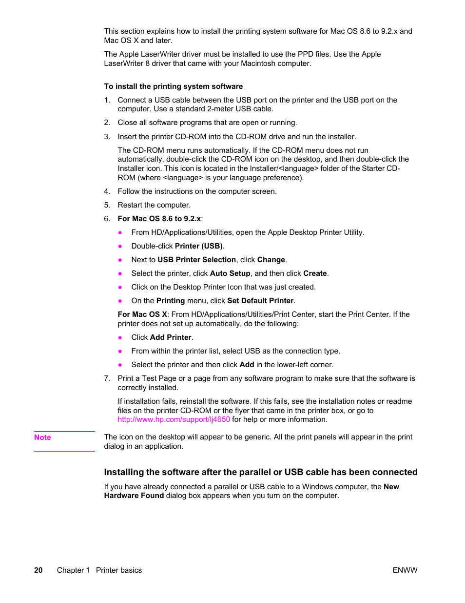 HP Color LaserJet 4650 Printer series User Manual | Page 34 / 276