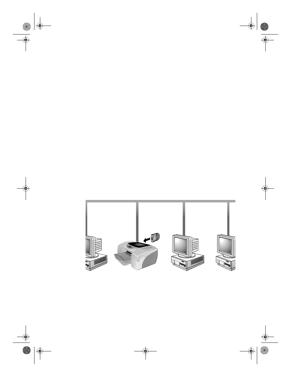 Connecting to a network, Peer-to-peer networks, Peer-to-peer networks -1 | HP Color Inkjet cp1700 Printer series User Manual | Page 20 / 88