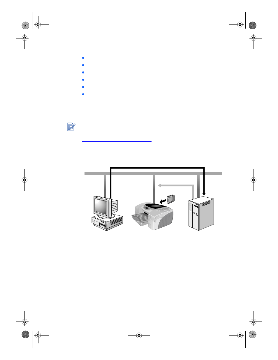 Client-server networks, Client-server networks -2 | HP Color Inkjet cp1700 Printer series User Manual | Page 21 / 88