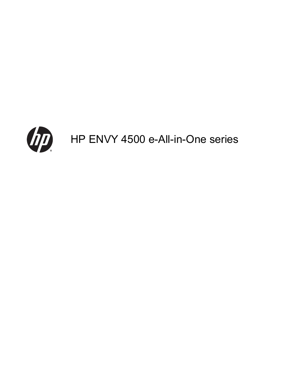 HP ENVY 4501 e-All-in-One Printer User Manual | 108 pages