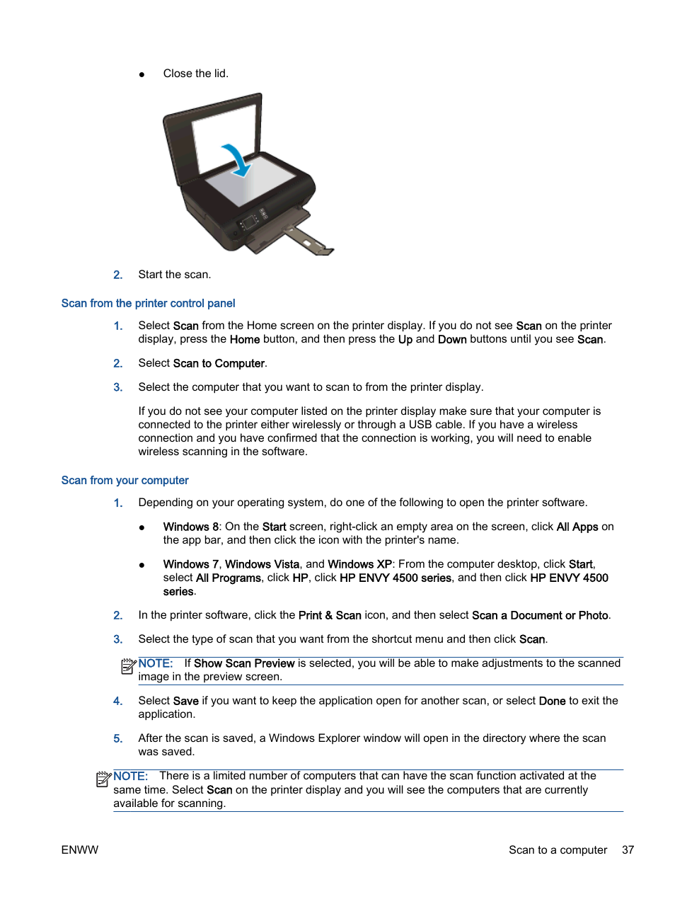 HP ENVY 4501 e-All-in-One Printer User Manual | Page 41 / 108