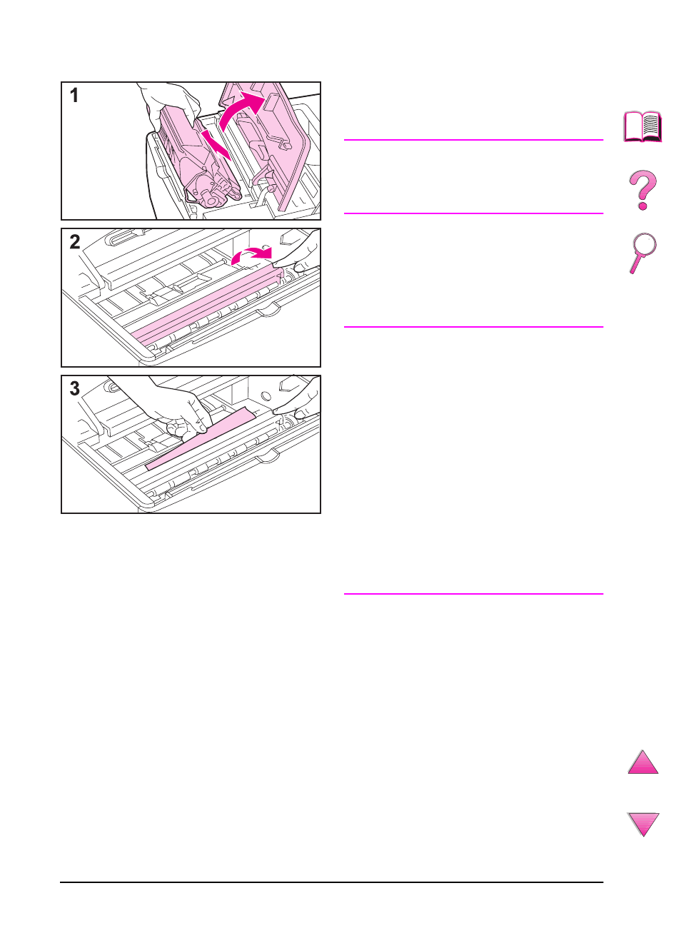 Clearing jams from the top cover area | HP LaserJet 4050 Printer series User Manual | Page 118 / 260