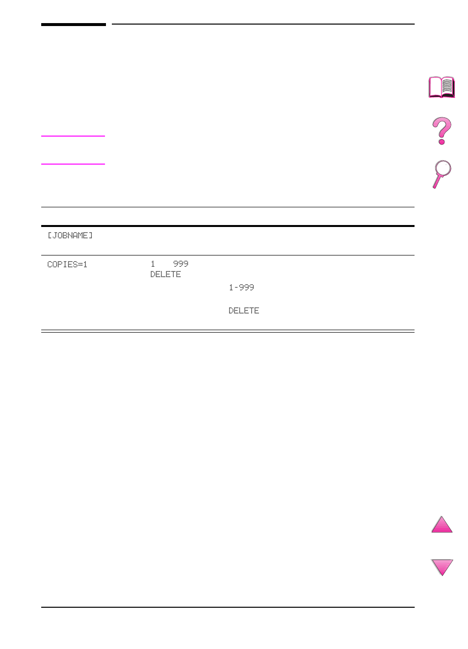 Quick copy jobs menu | HP LaserJet 4050 Printer series User Manual | Page 202 / 260