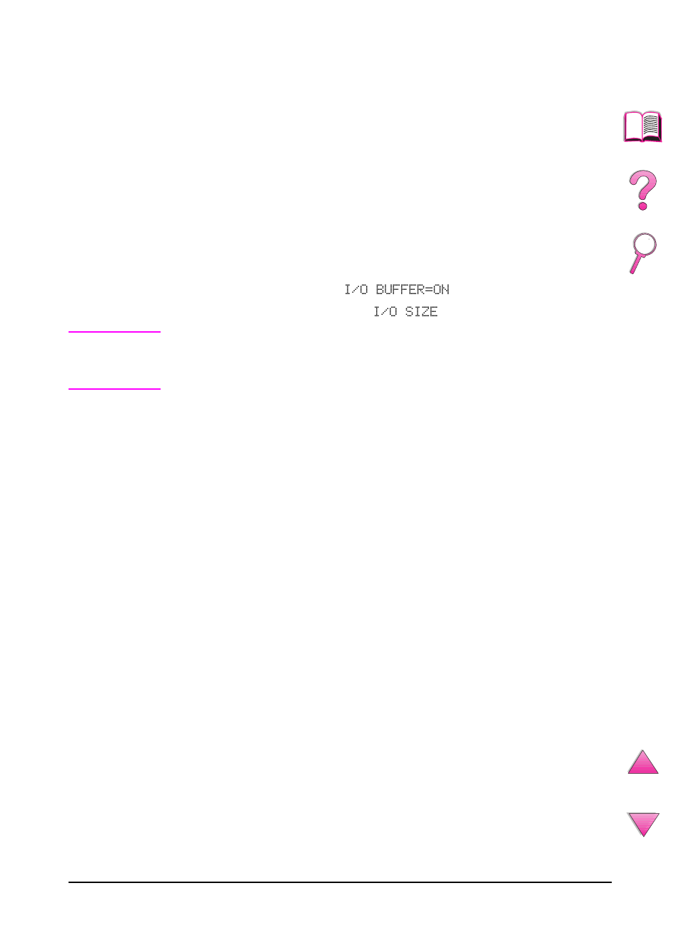 I/o buffering | HP LaserJet 4050 Printer series User Manual | Page 231 / 260