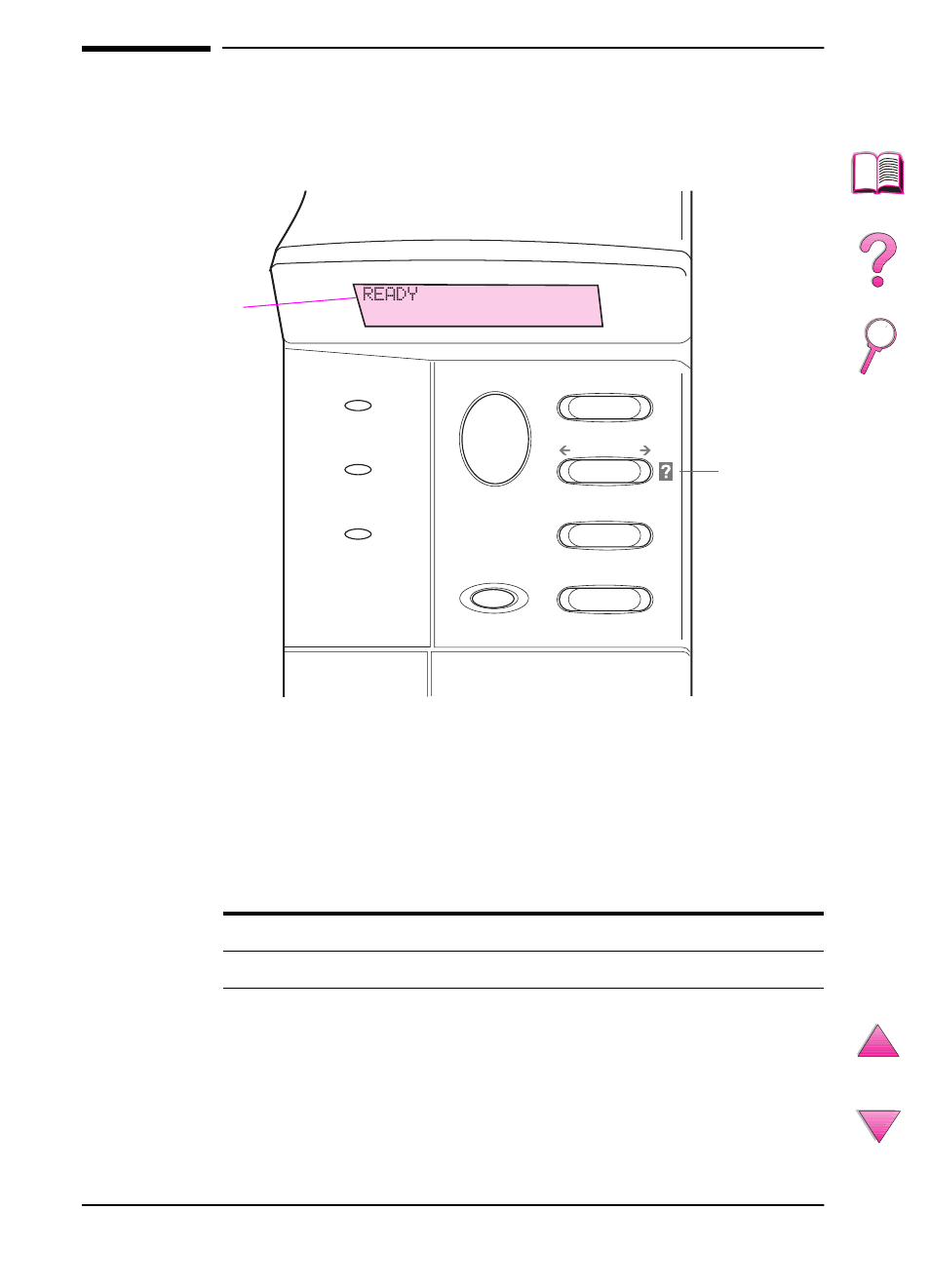 Control panel layout, Control panel lights | HP LaserJet 4050 Printer series User Manual | Page 34 / 260