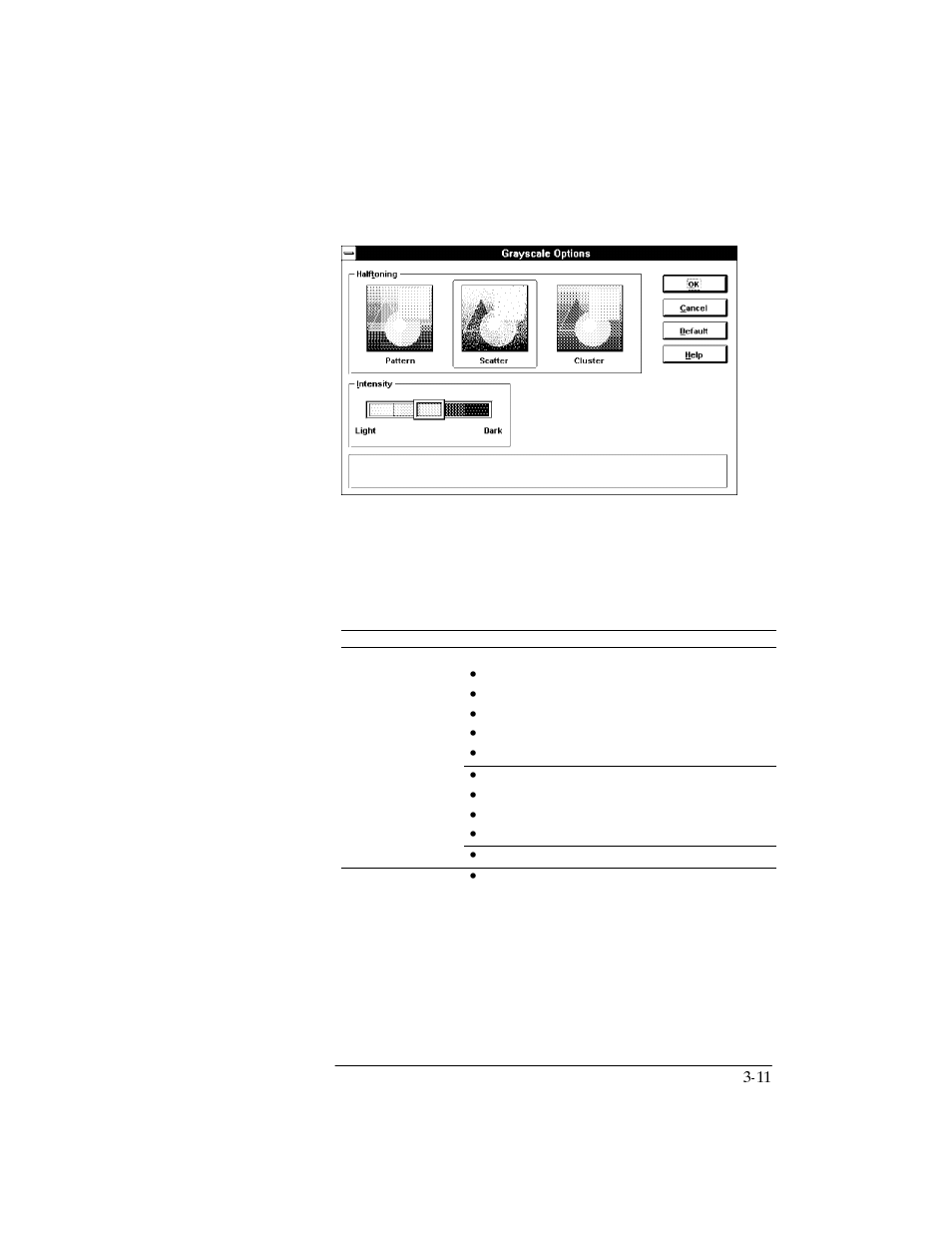 Choosing the grayscale options, Reviewing the grayscale options | HP Officejet 300 All-in-One Printer User Manual | Page 66 / 131