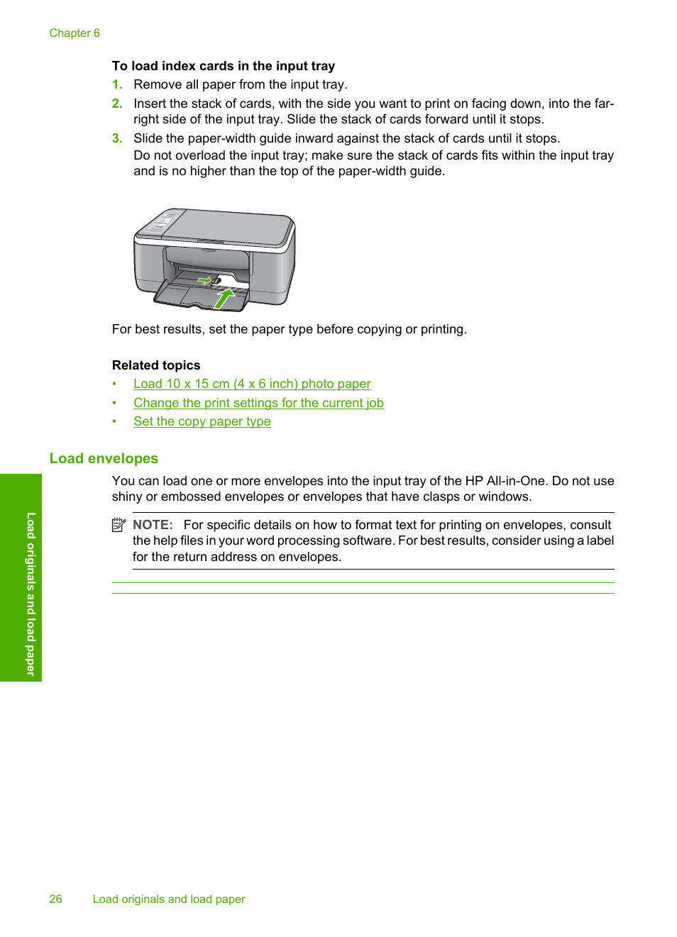 Load envelopes, How do i load envelopes | HP Deskjet F4185 All-in-One Printer User Manual | Page 28 / 140
