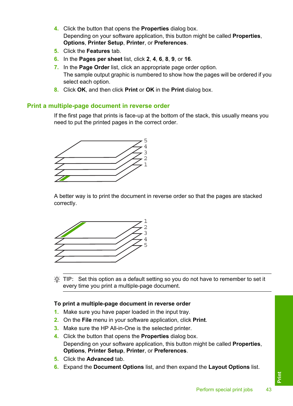 HP Deskjet F4185 All-in-One Printer User Manual | Page 45 / 140