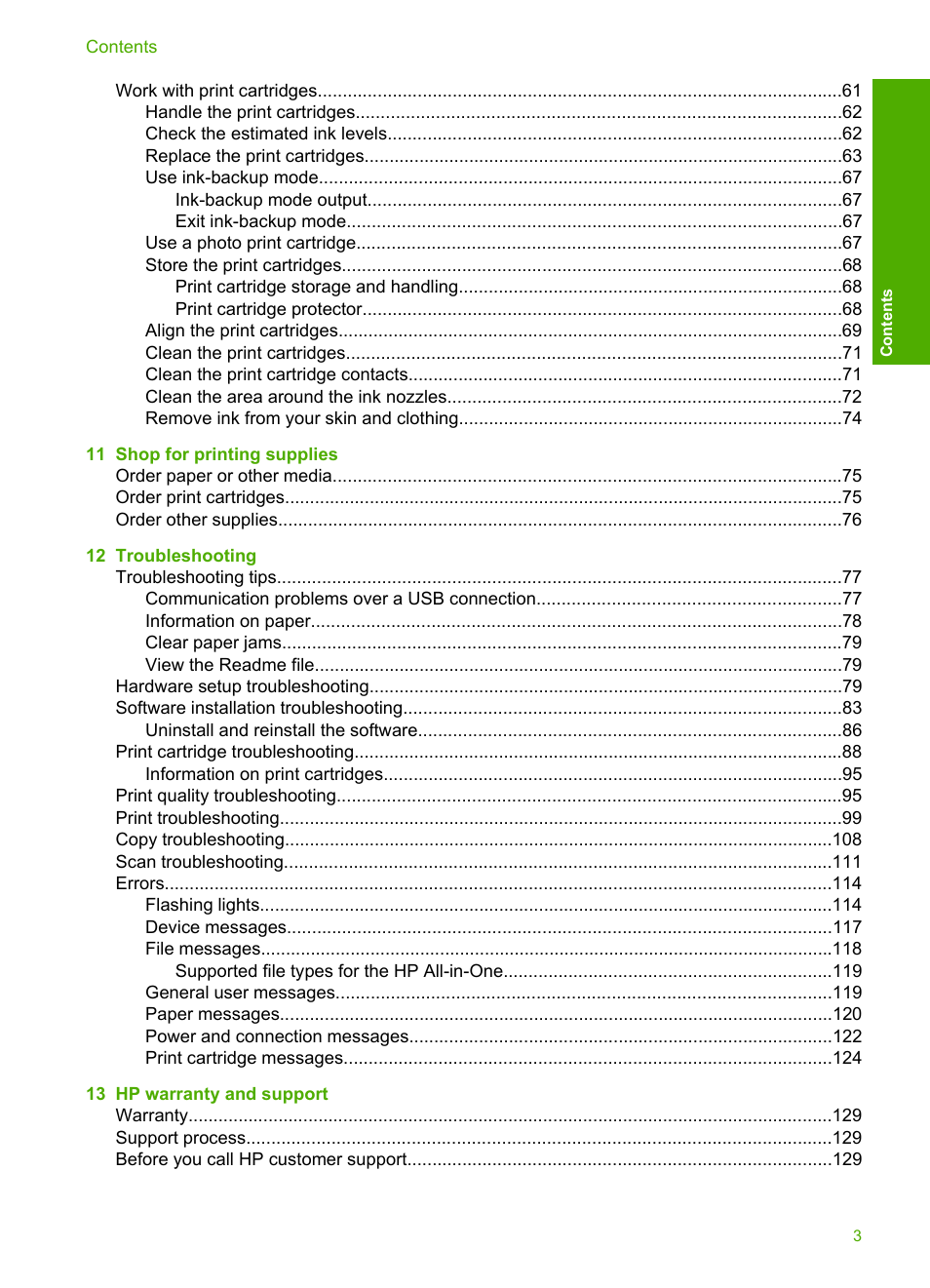 HP Deskjet F4185 All-in-One Printer User Manual | Page 5 / 140