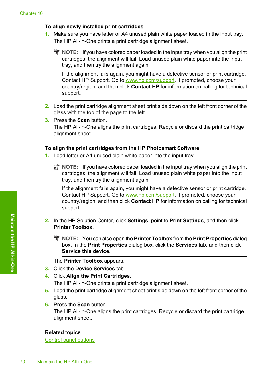 HP Deskjet F4185 All-in-One Printer User Manual | Page 72 / 140
