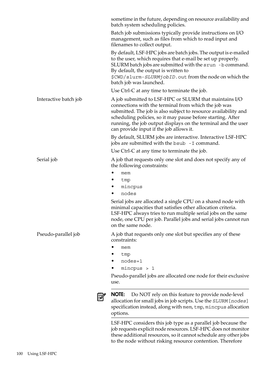 HP XC System 3.x Software User Manual | Page 100 / 145