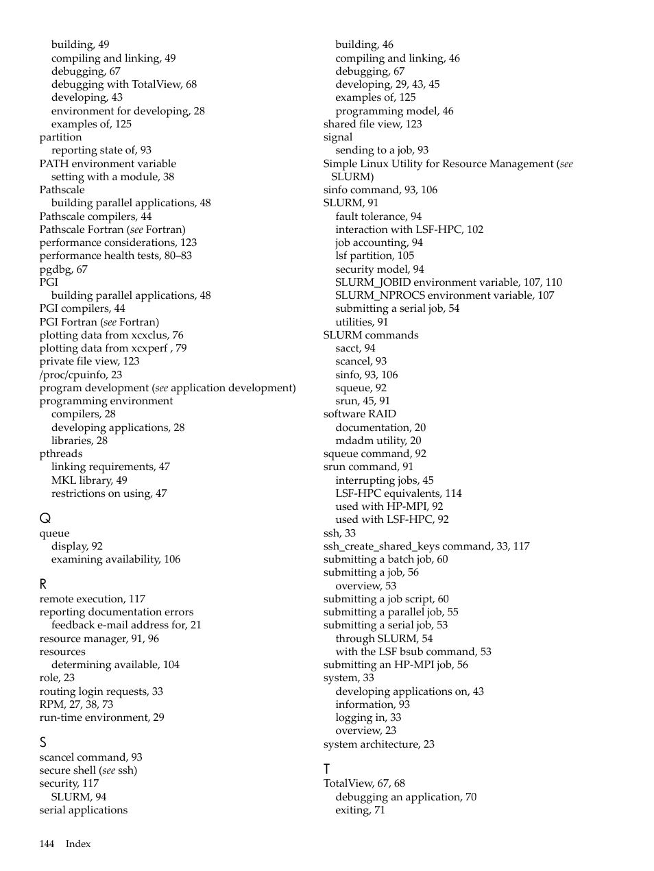 HP XC System 3.x Software User Manual | Page 144 / 145