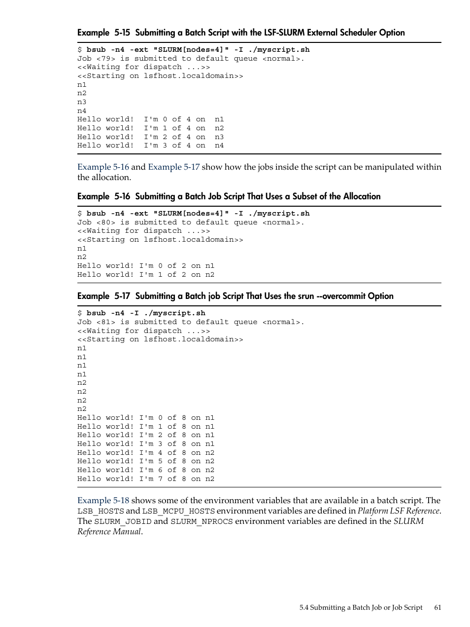 HP XC System 3.x Software User Manual | Page 61 / 145