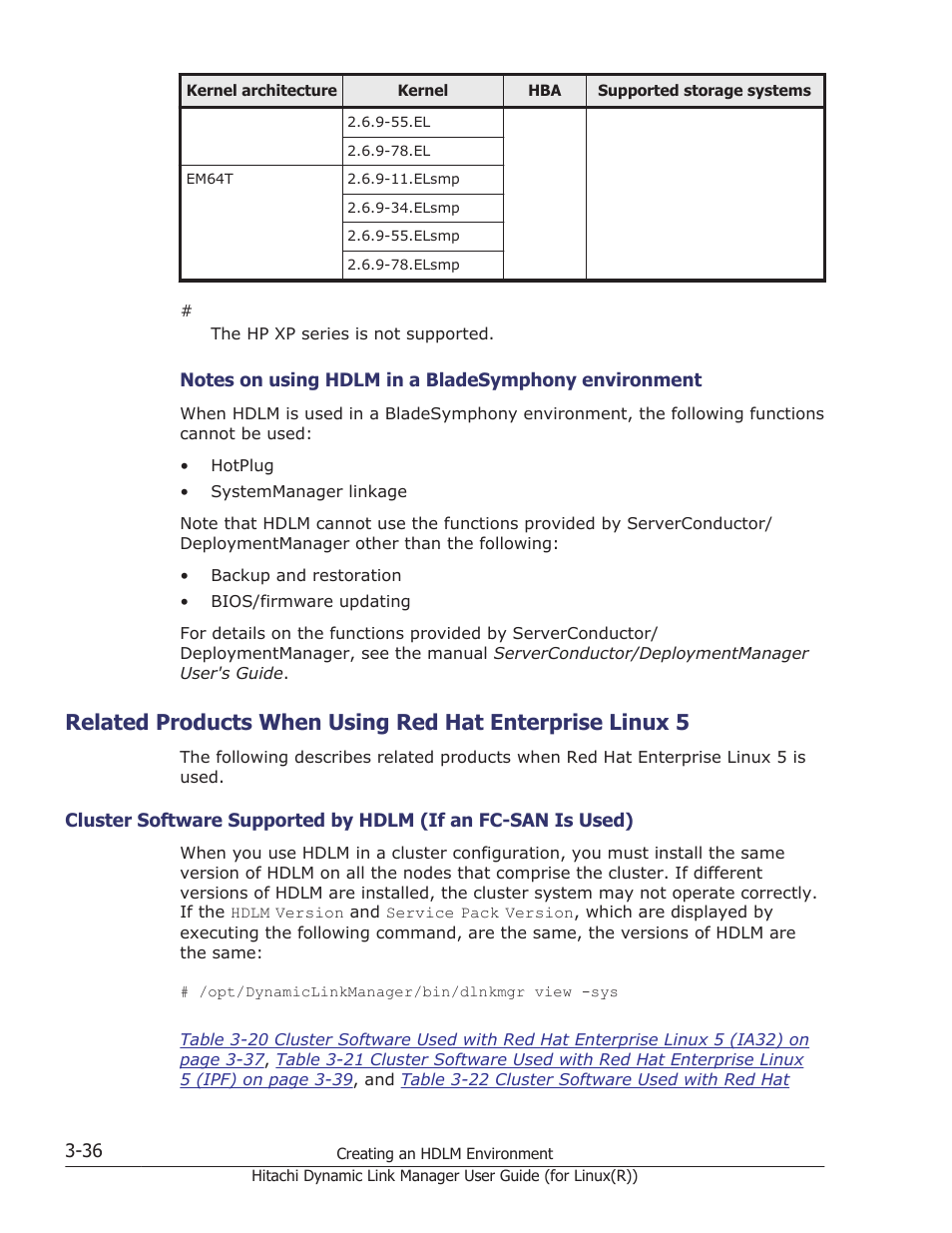 Cluster software, Related, Related products | HP XP P9500 Storage User Manual | Page 104 / 640