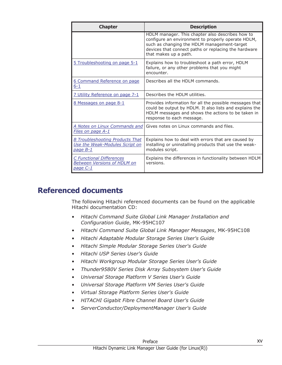 Referenced documents | HP XP P9500 Storage User Manual | Page 15 / 640