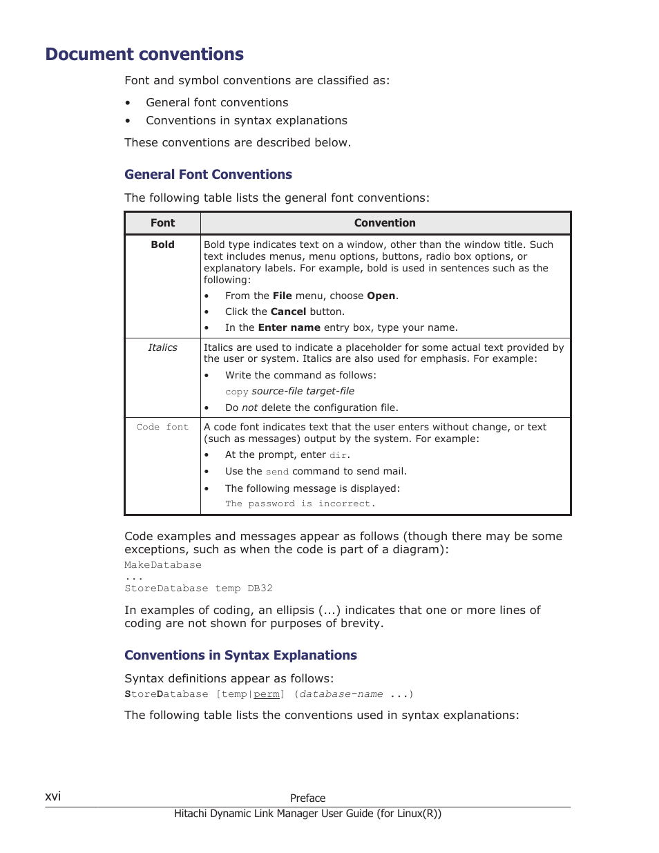 Document conventions | HP XP P9500 Storage User Manual | Page 16 / 640