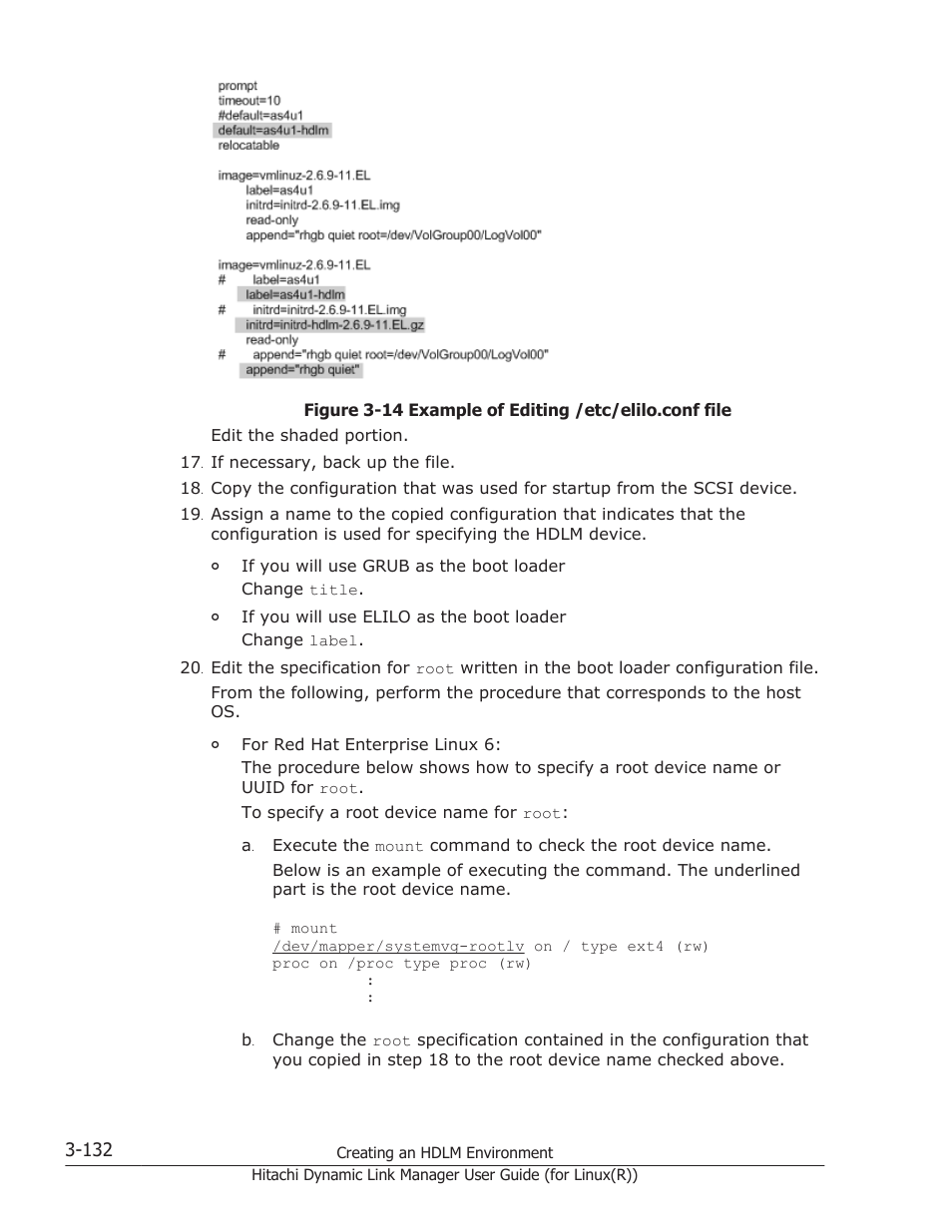 Figure 3-14 example of editing, Show examples of editing the | HP XP P9500 Storage User Manual | Page 200 / 640