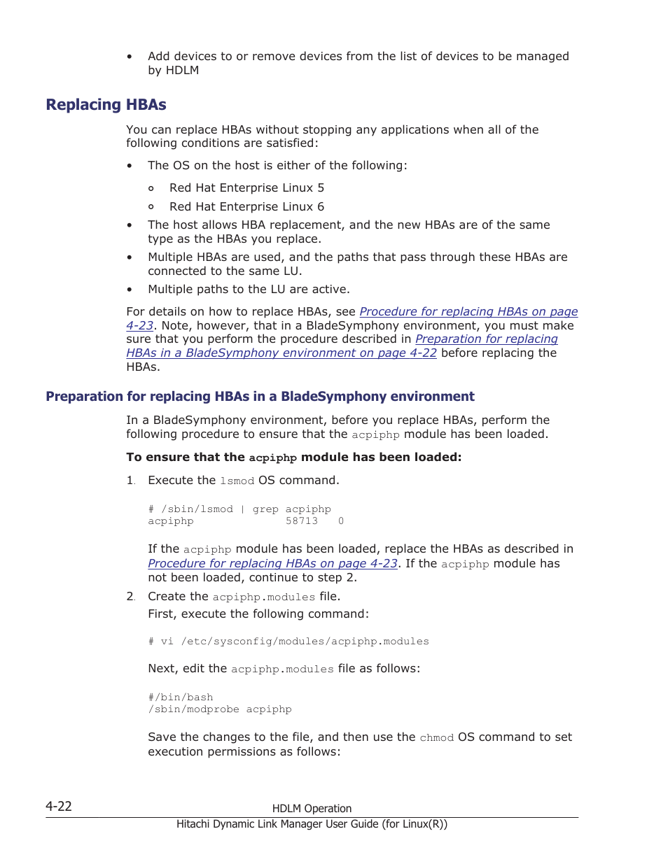 Replacing hbas, Replacing hbas -22 | HP XP P9500 Storage User Manual | Page 318 / 640
