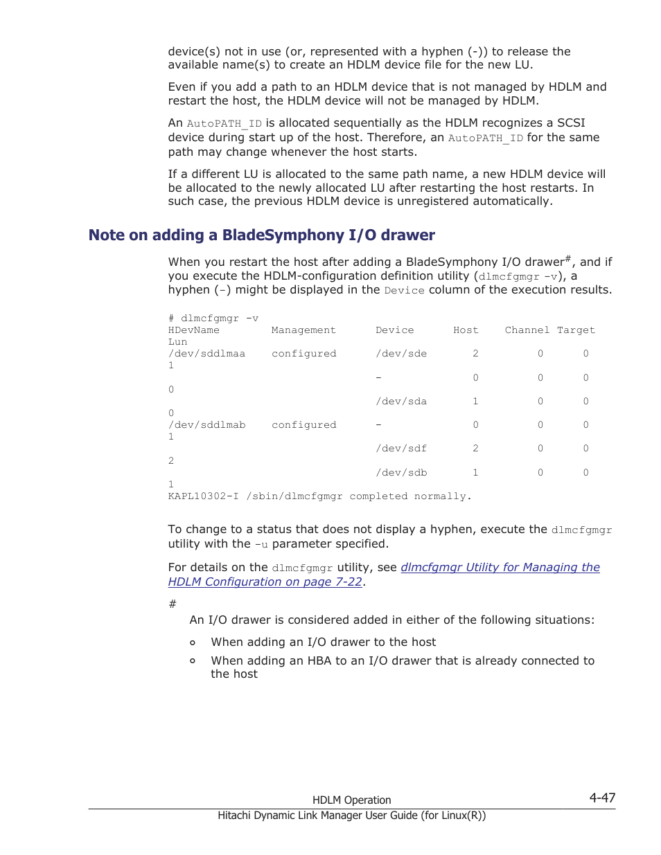 Note on adding a bladesymphony i/o drawer, Note on adding a bladesymphony i/o drawer -47 | HP XP P9500 Storage User Manual | Page 343 / 640