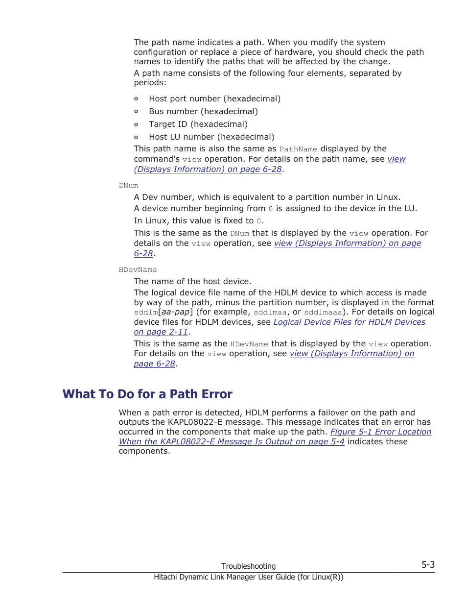 What to do for a path error, What to do for a path error -3 | HP XP P9500 Storage User Manual | Page 347 / 640