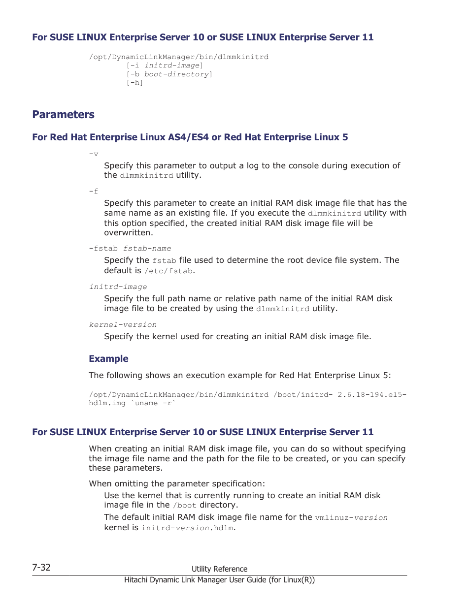 Parameters, Parameters -32 | HP XP P9500 Storage User Manual | Page 442 / 640