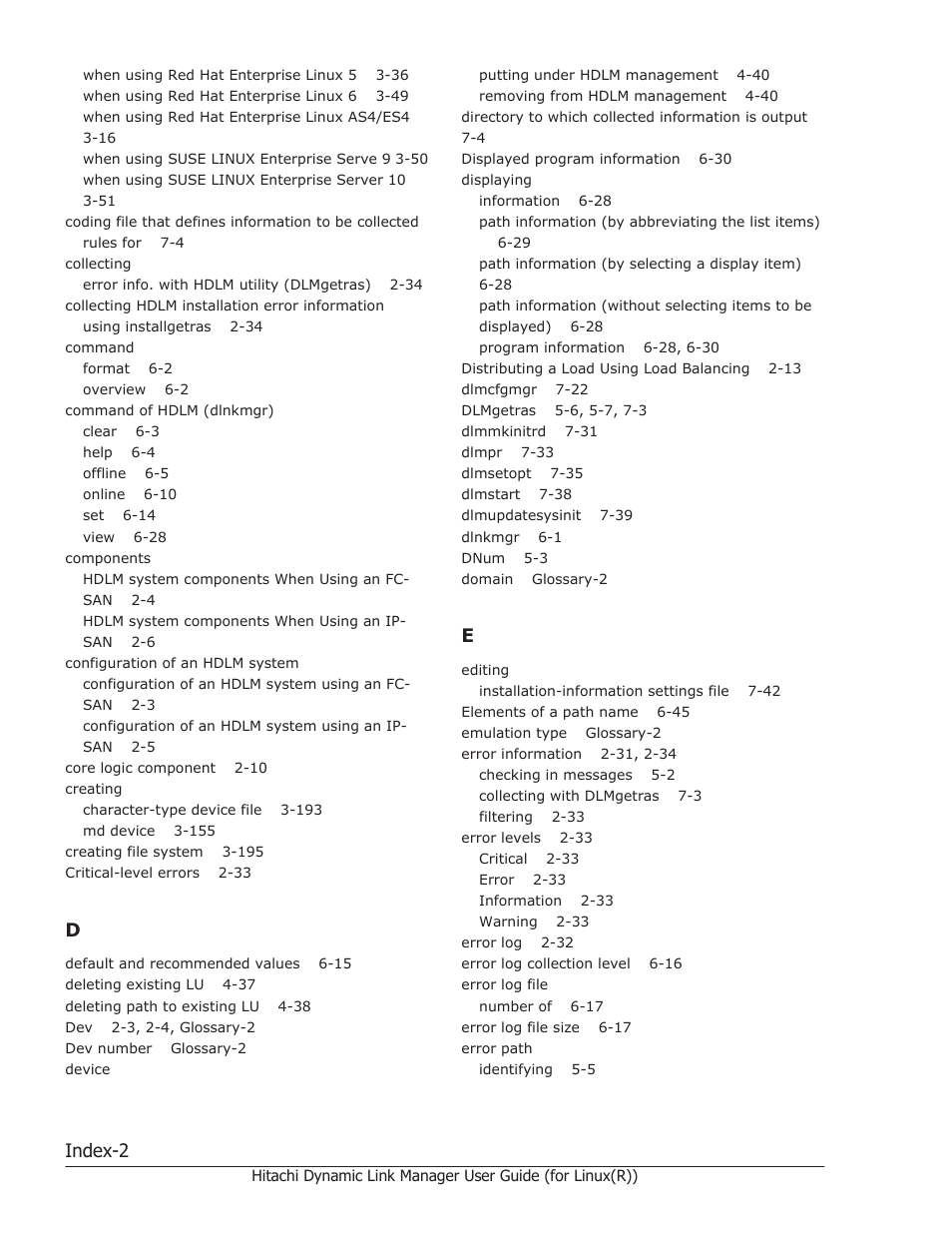 Index-2 | HP XP P9500 Storage User Manual | Page 632 / 640