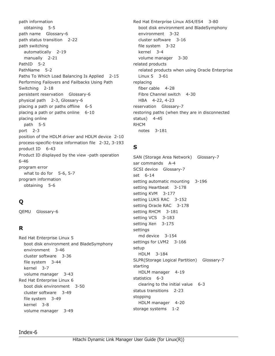 Index-6 | HP XP P9500 Storage User Manual | Page 636 / 640