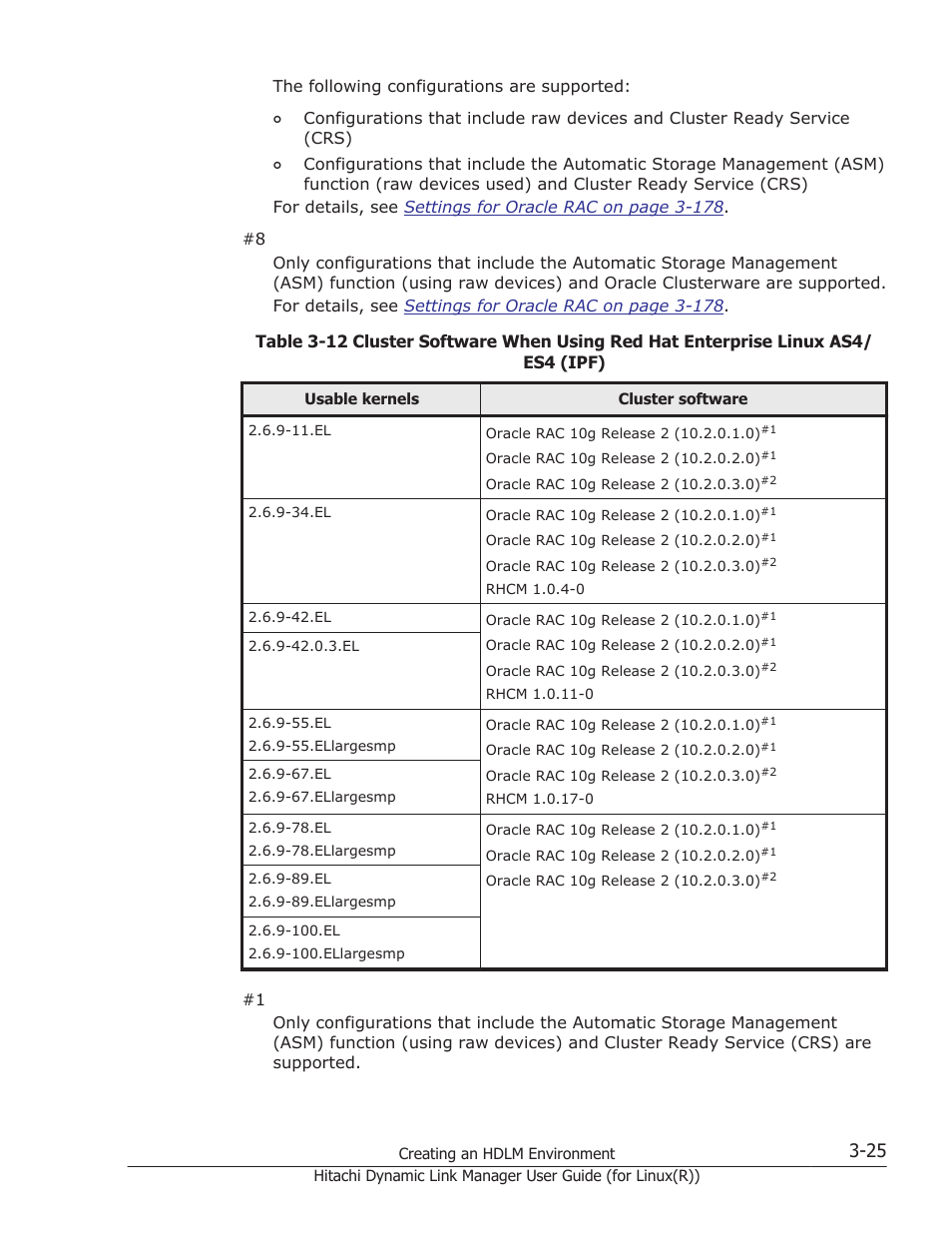 Table 3-12 cluster software when using | HP XP P9500 Storage User Manual | Page 93 / 640