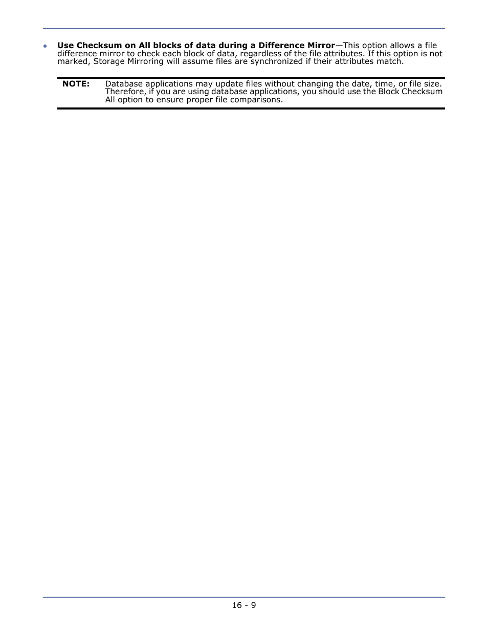 HP Storage Mirroring Software User Manual | Page 125 / 134