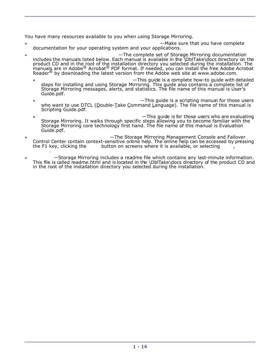 Resources, Virtual systems -13 | HP Storage Mirroring Software User Manual | Page 19 / 134
