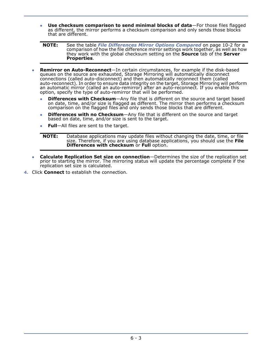HP Storage Mirroring Software User Manual | Page 46 / 134