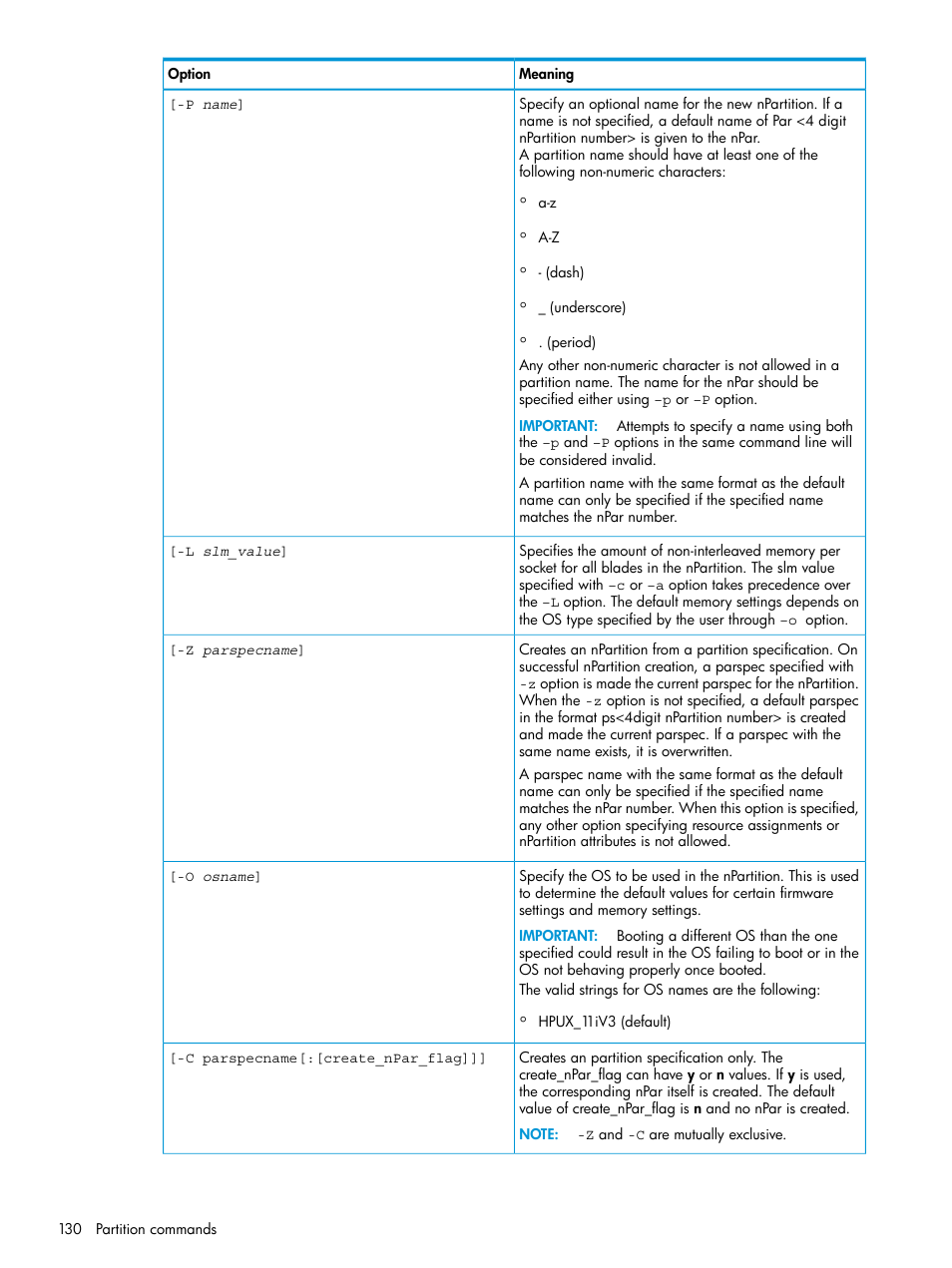 HP Integrity Superdome 2 Server User Manual | Page 130 / 217