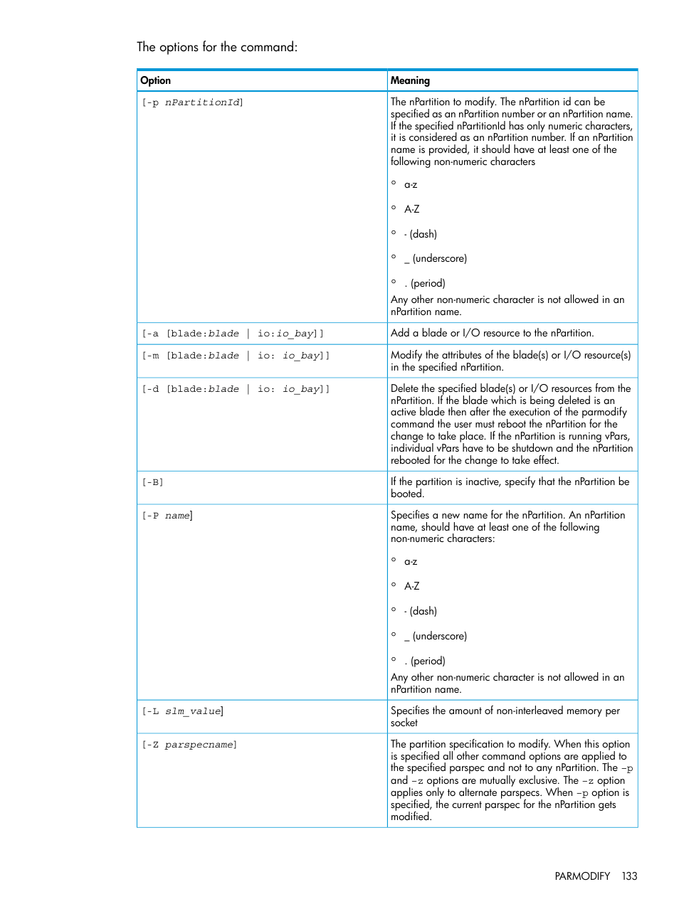 HP Integrity Superdome 2 Server User Manual | Page 133 / 217