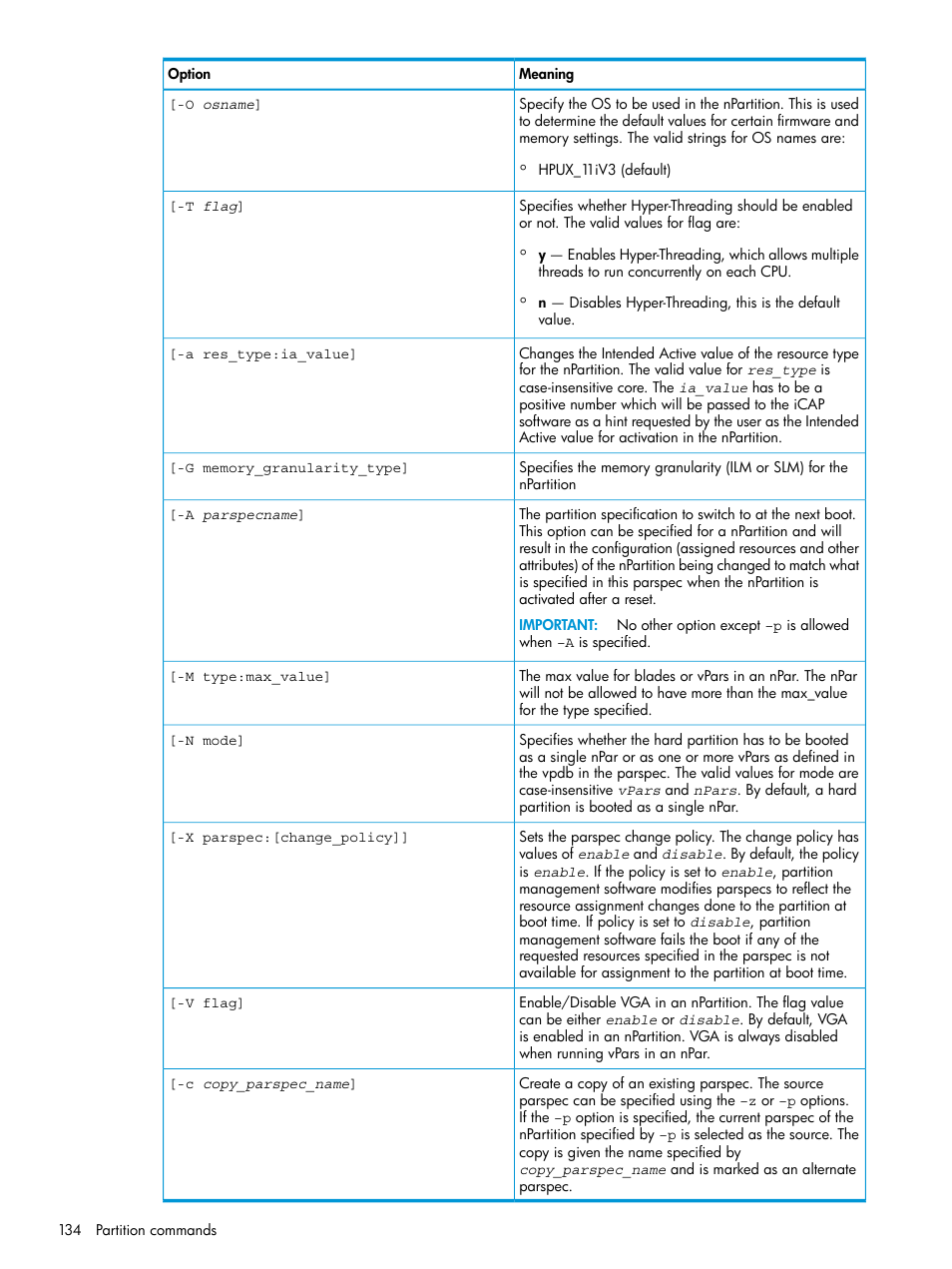 HP Integrity Superdome 2 Server User Manual | Page 134 / 217