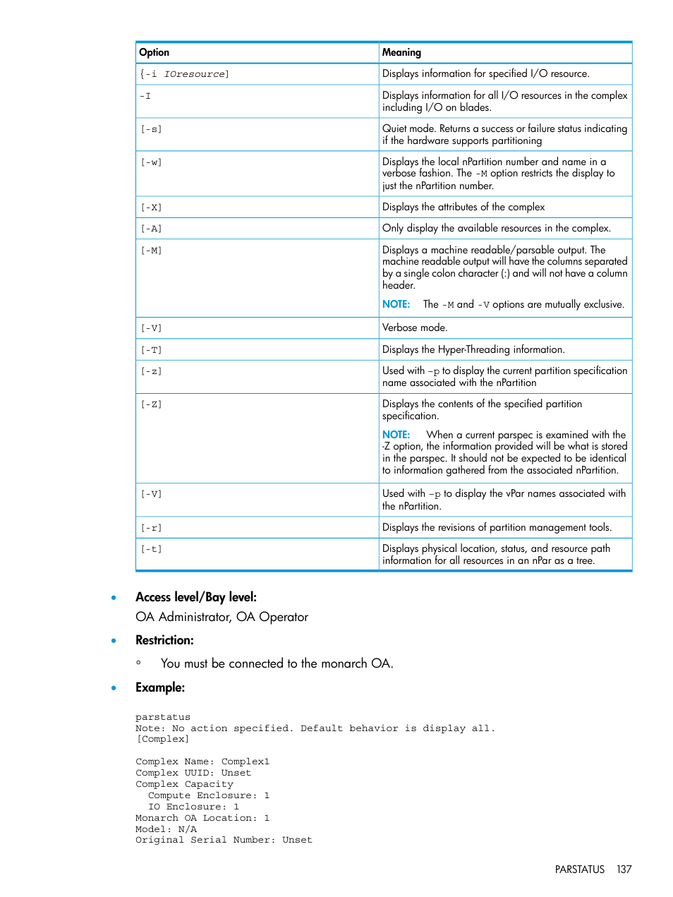 HP Integrity Superdome 2 Server User Manual | Page 137 / 217