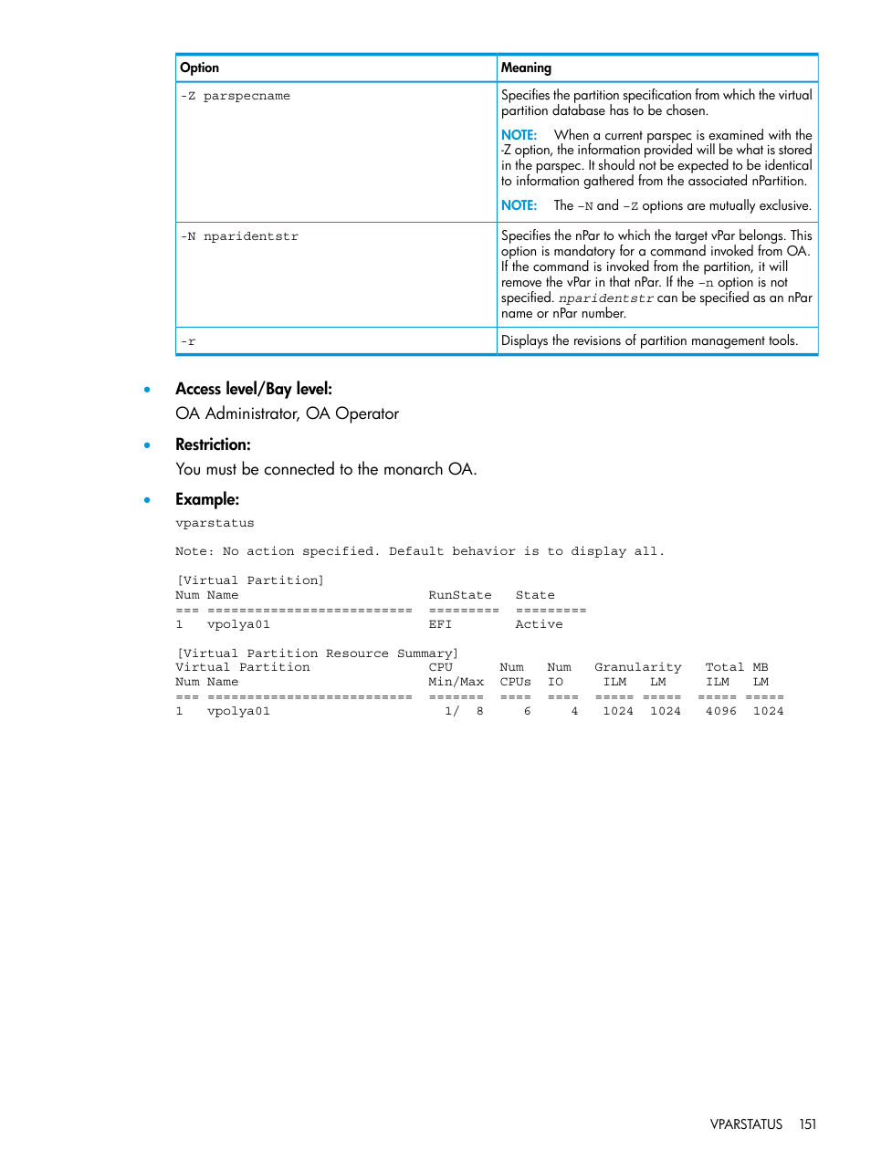 HP Integrity Superdome 2 Server User Manual | Page 151 / 217