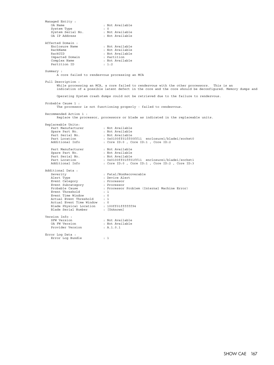 HP Integrity Superdome 2 Server User Manual | Page 167 / 217