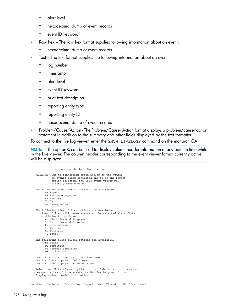 HP Integrity Superdome 2 Server User Manual | Page 198 / 217