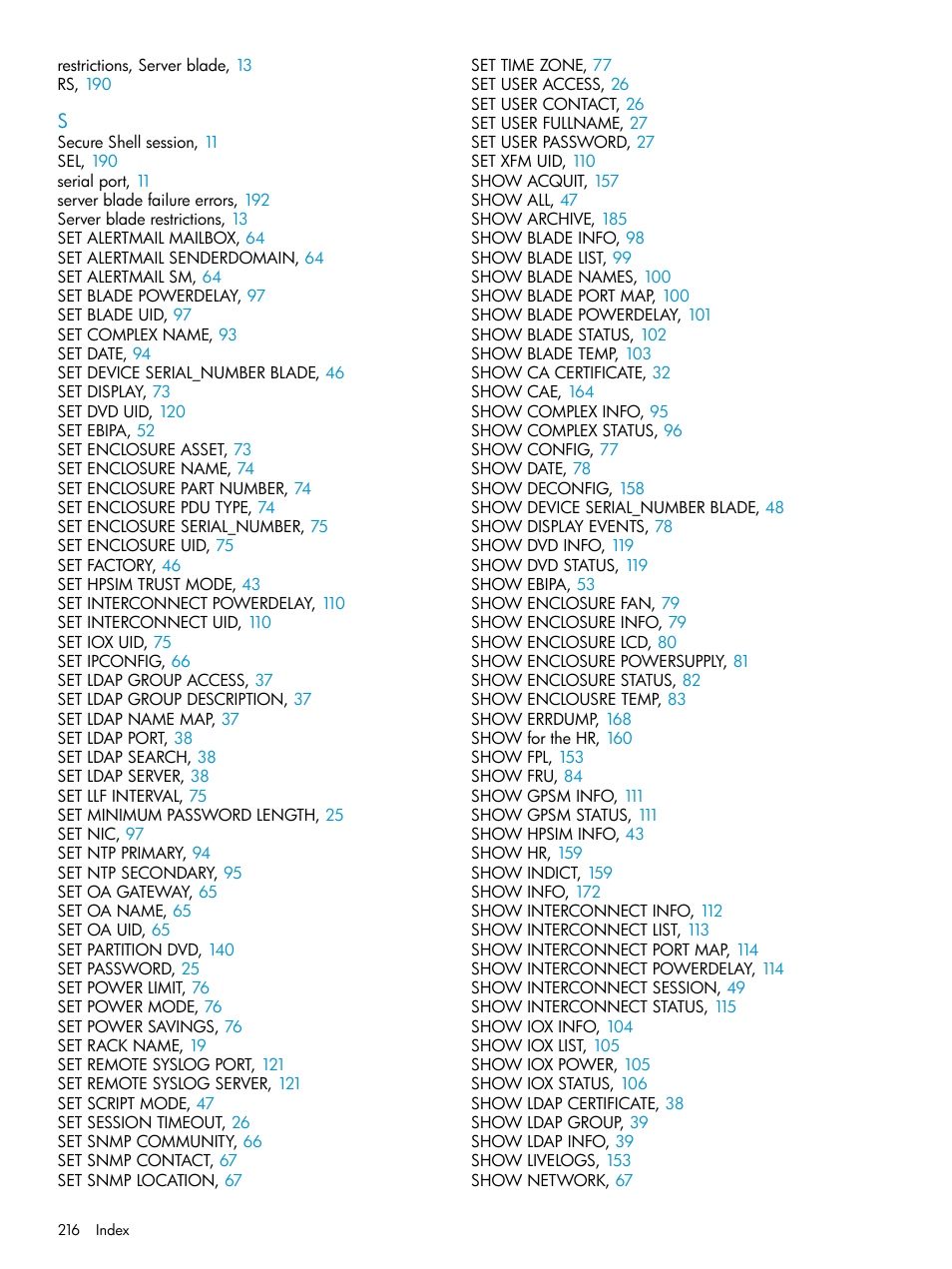 HP Integrity Superdome 2 Server User Manual | Page 216 / 217