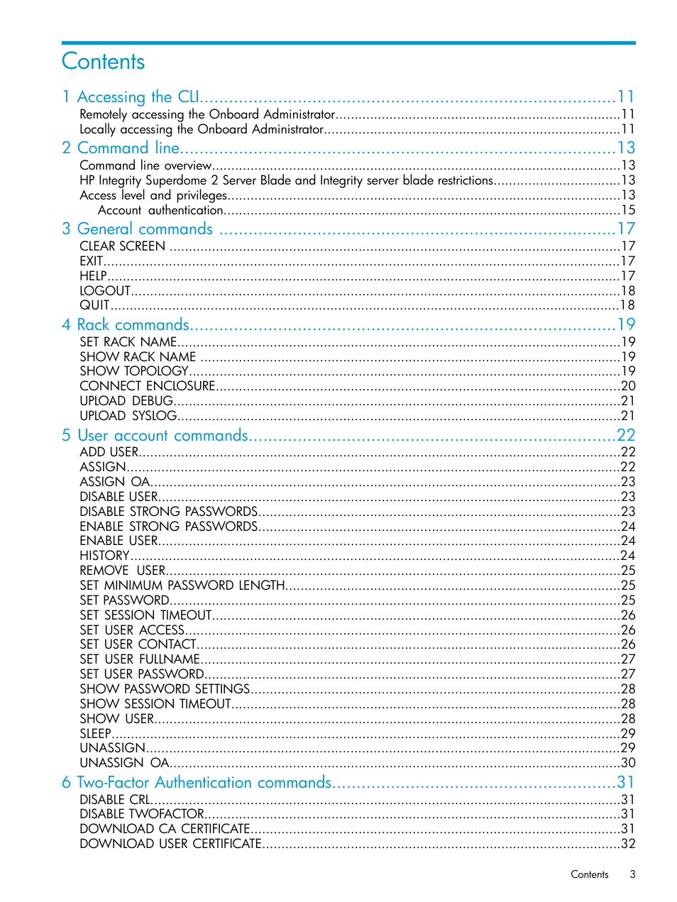 HP Integrity Superdome 2 Server User Manual | Page 3 / 217