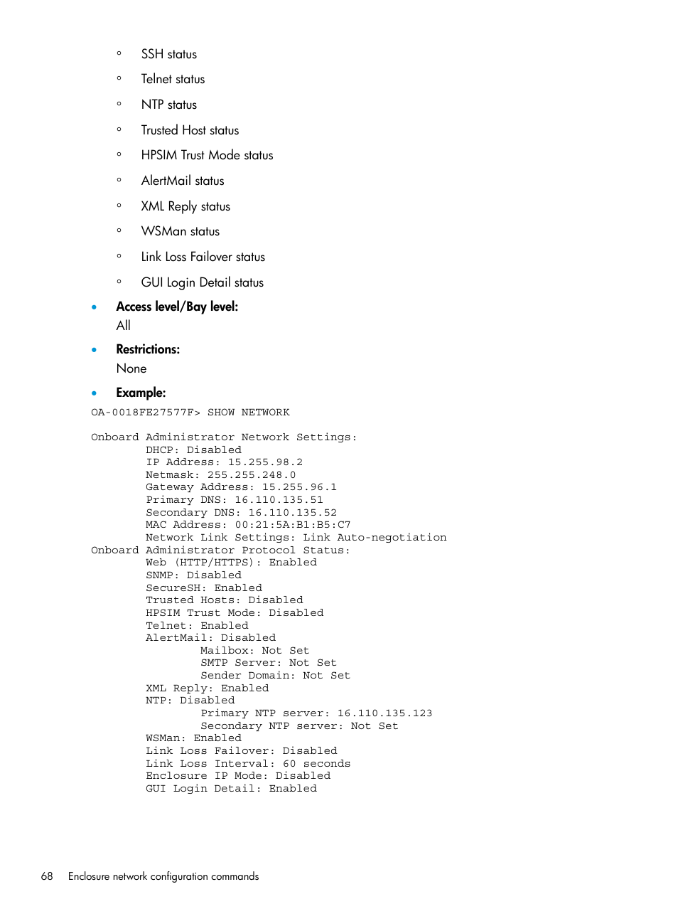 HP Integrity Superdome 2 Server User Manual | Page 68 / 217