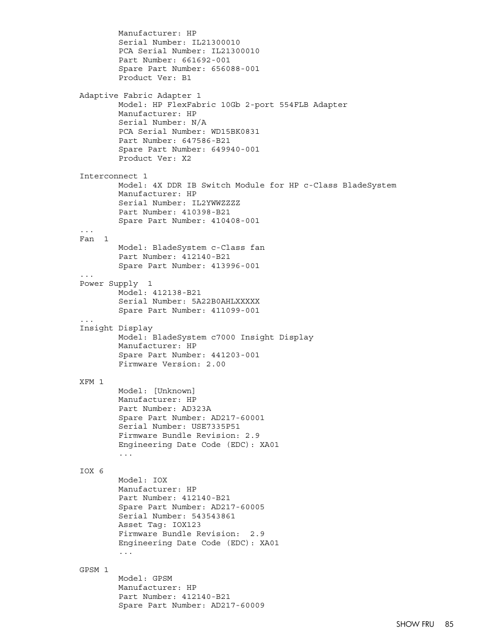 HP Integrity Superdome 2 Server User Manual | Page 85 / 217